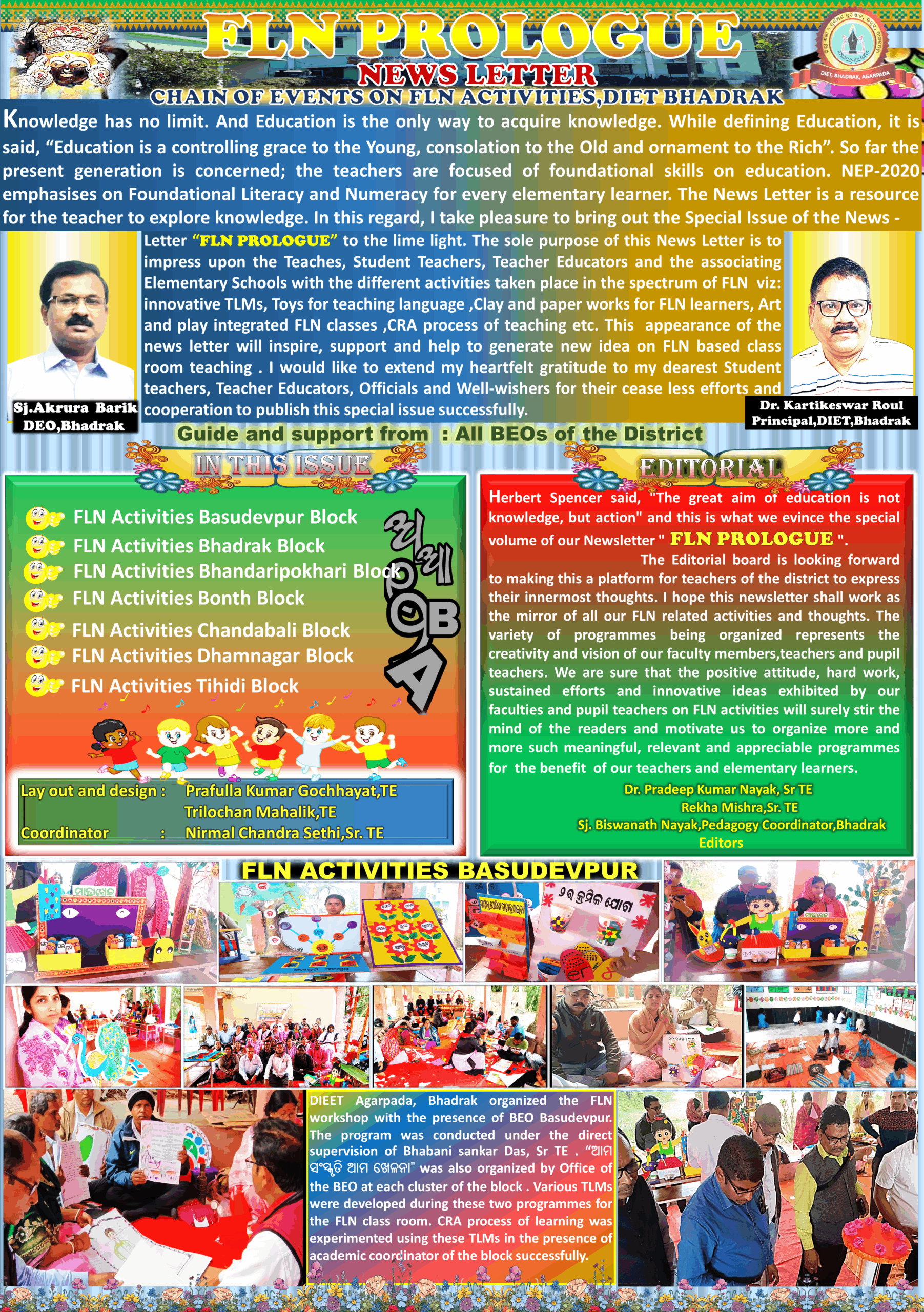 Newsletters of our institution